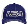 Promo 🛒 Pacific Headwear NSA Outline Series Navy Flex Fit Hat: 404M-NVWH ✨ -BaseBallBat Official Shop 15835038 front