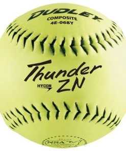 Cheapest 👏 Dudley NSA Thunder ZN Hycon 12" 52/275 Composite Slowpitch Softballs: 4E-068Y ✔️