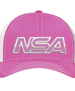 Best deal 🎁 Pacific Headwear NSA Outline Series Pink Flex Fit Hat: 404M-PKWH 👏