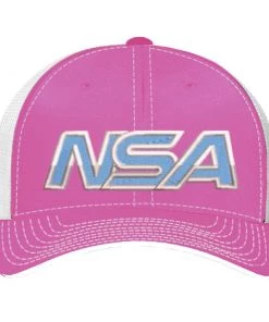 Hot Sale 💯 Pacific Headwear NSA Outline Series Pink Flex Fit Hat: 404M-PKCOWH ⭐