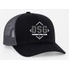 Top 10 👏 Pacific Headwear Diamond Sport Gear Black / Graphite Snapback Hat: 104C-BKGR ❤️ -BaseBallBat Official Shop DSG HATS Blk Grp 104