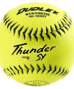 Best Pirce 👍 Dudley NSA Thunder SY Senior 12" 44/400 Synthetic Slowpitch Softballs: 4E-908Y ❤️