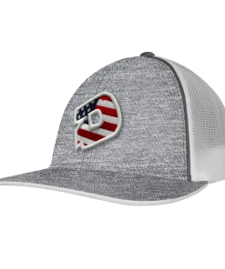 Buy 🛒 DeMarini USA D Heather Flex Fit Hat: TRKUSAHEATHER 🔥